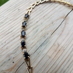 Reserved 10kt sapphire bracelet